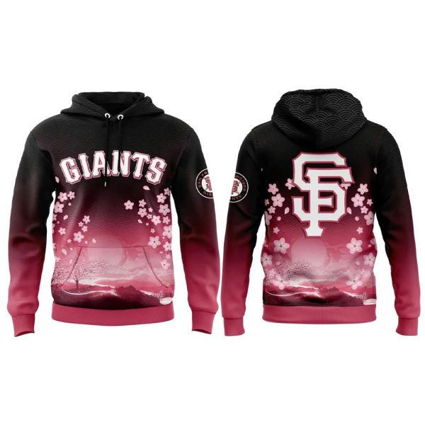 Giants Japanese Cherry Blossom 2025 Hoodie