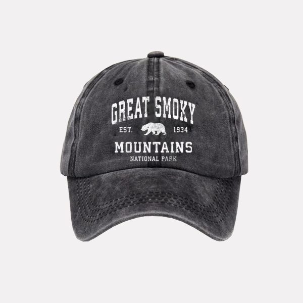 Great Smoky Mountains National Park Est 1934 Print Hat