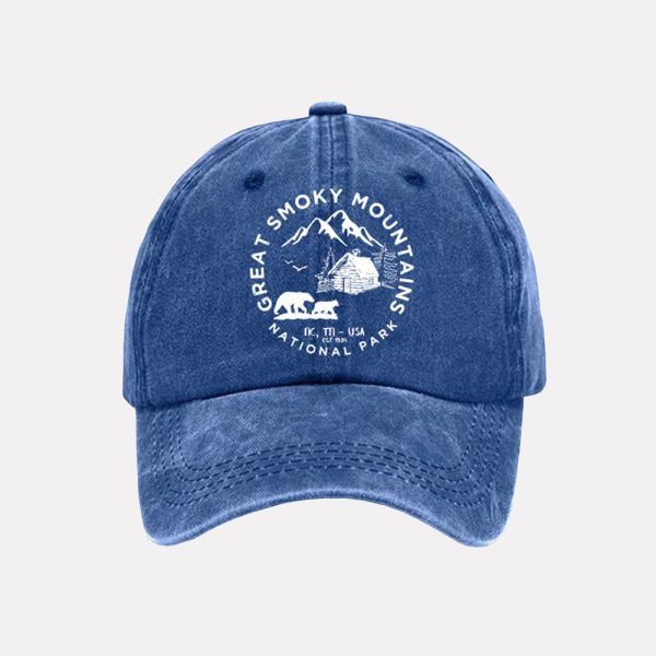 Great Smoky Mountains National Park Print Hat