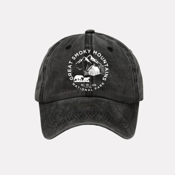 Great Smoky Mountains National Park Print Hat 3