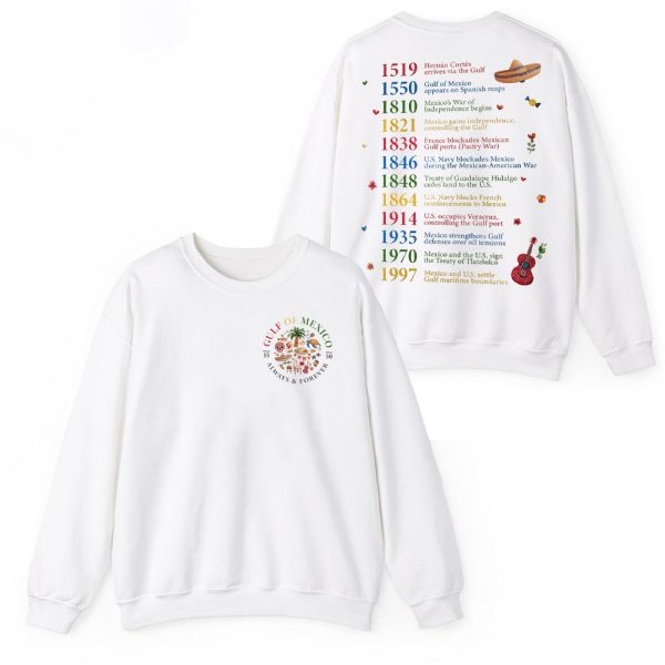 Gulf Of Mexico 1550 Always And Forever Double Sided Sweatshirt