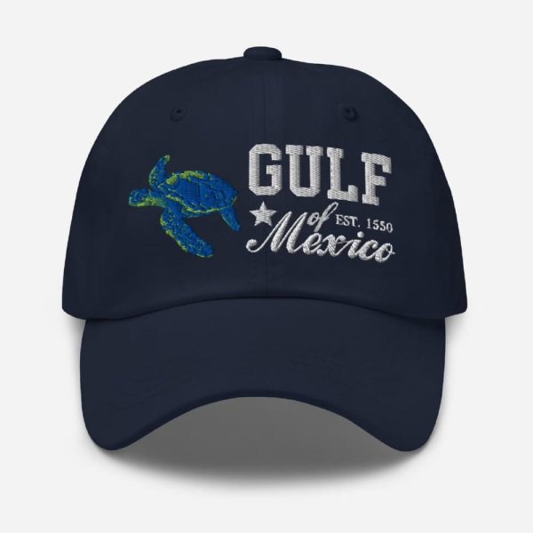 Gulf of Mexico Est 1550 Embroidery Hat