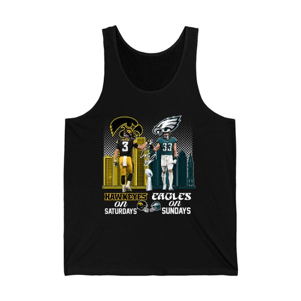 Hawkeyes On Saturdays Eagles On Sundays Shirt 4