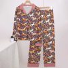 Horse Classic Pajama Set Floral Trot