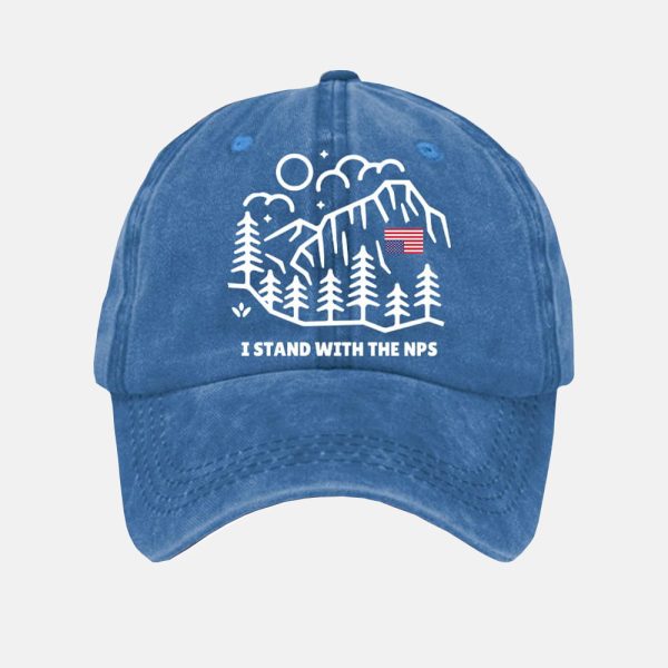 I Stand With The NPS Printed Baseball Cap