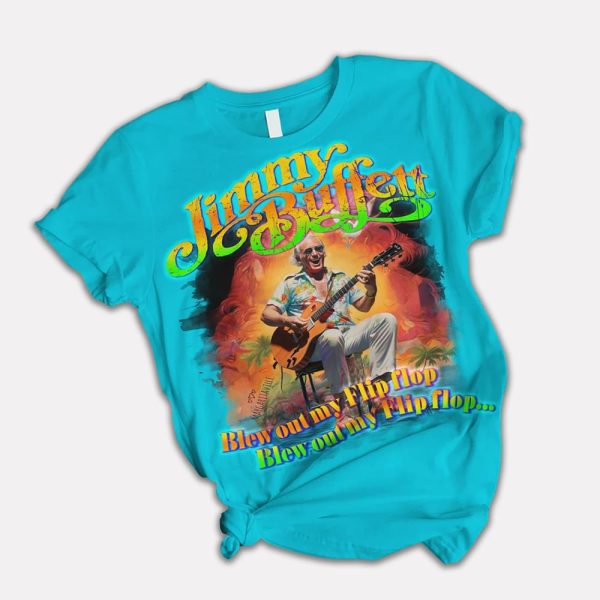 Jimmy Buffett Blew Out My Flip Flop Shirt And Short Pajama Set 2