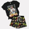 Jimmy Buffett Breath In Move On Breath Out Shirt And Short Pajama Set