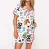Kentucky Derby Satin Pajama Set