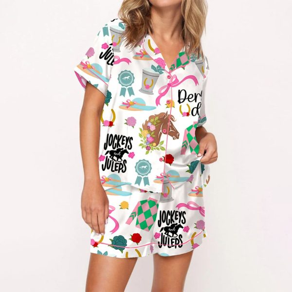 Kentucky Derby Satin Pajama Set