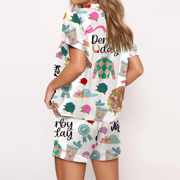 Kentucky Derby Satin Pajama Set 2
