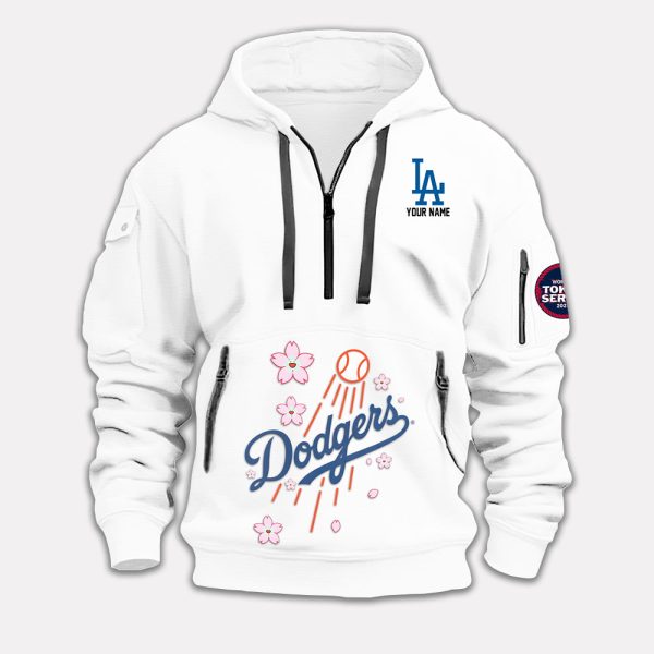 LA Dodgers World Tour Tokyo Series Quarter Zip Hoodie 2025 2