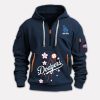 LA Dodgers World Tour Tokyo Series Quarter Zip Hoodie 2025 4