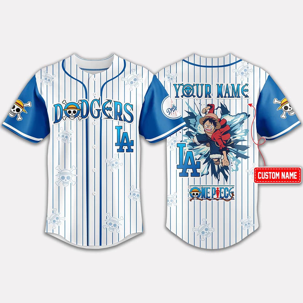 LA Dodgers x One Piece Night Game Custom Name 2025 Jersey LA Dodgers x One Piece Night Game Custom Name 2025 Jersey