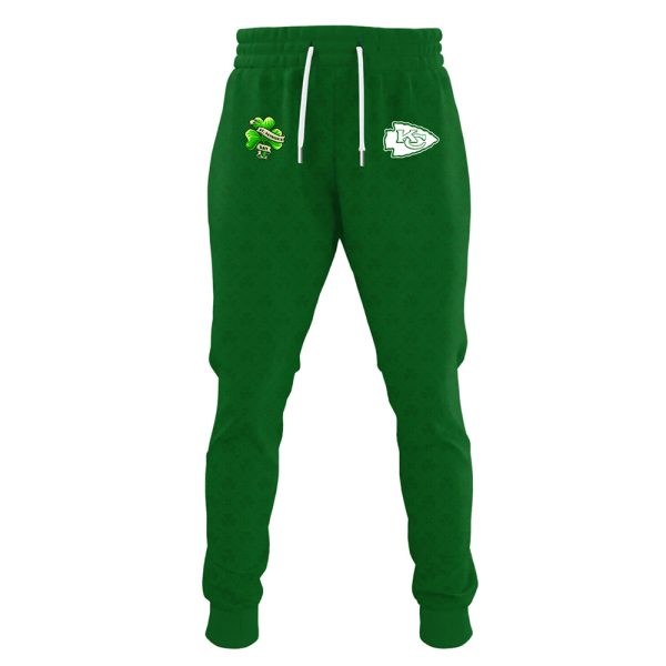 Lucky Green Chiefs St Patricks Day 2025 Hoodie 2