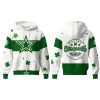 Lucky Green Cowboys St. Patrick's Day 2025 Hoodie