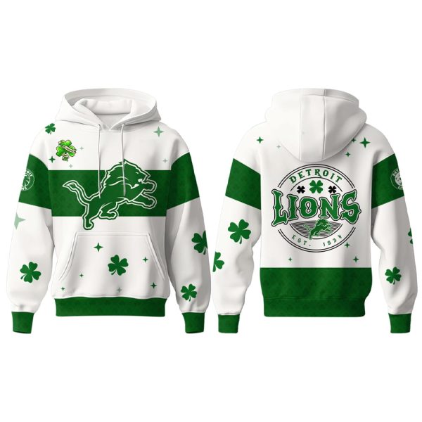 Lucky Green Detroit St. Patrick's Day 2025 Hoodie