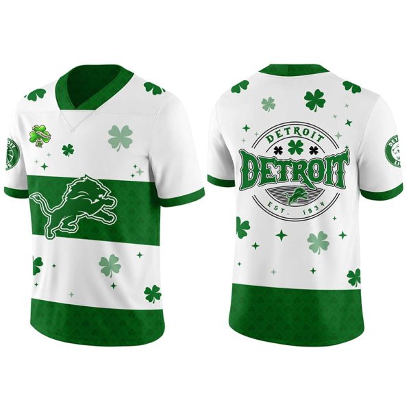 Lucky Green Detroit St. Patrick's Day 2025 Jersey