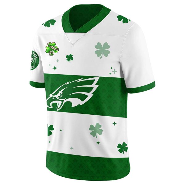 Lucky Green Eagles St Patricks Day 2025 Jersey 2