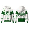 Lucky Green Packers St. Patrick's Day 2025 Hoodie