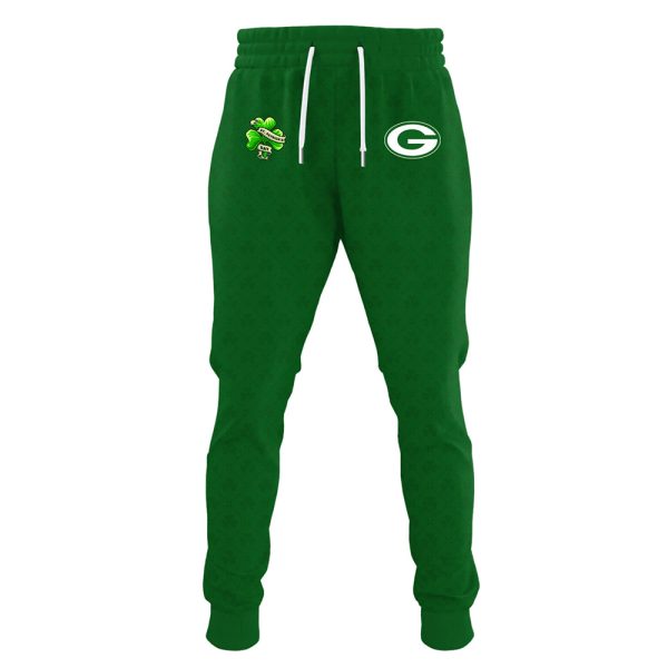 Lucky Green Packers St Patricks Day 2025 Hoodie 2