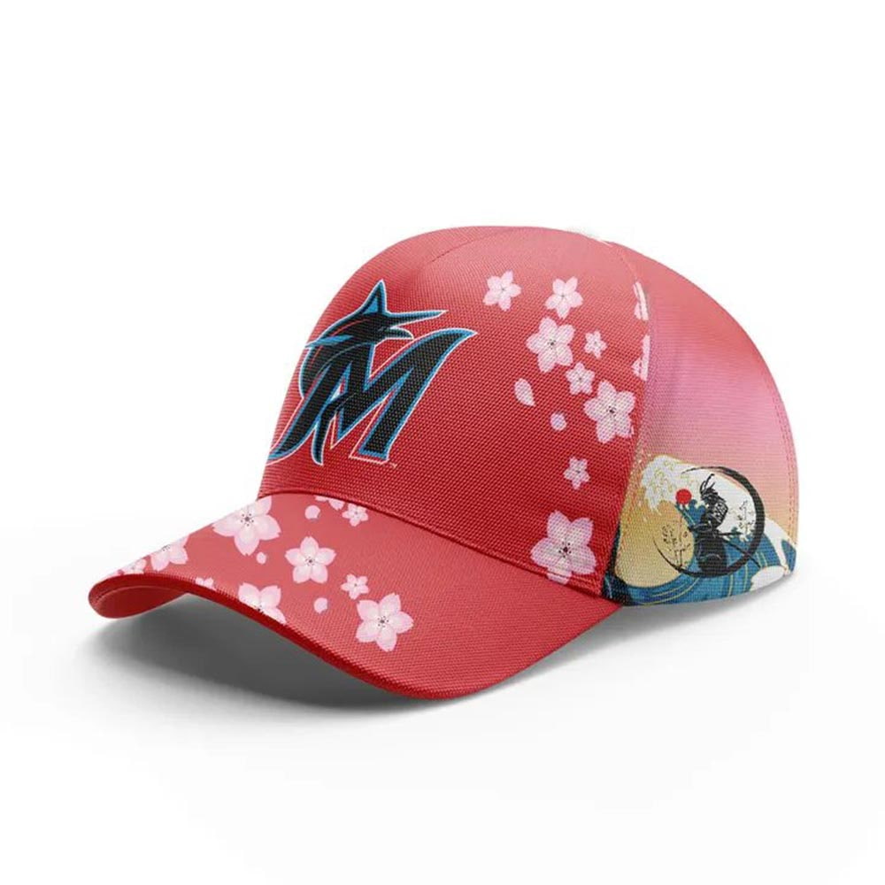 Marlins x Japanese Heritage 2025 Hat Marlins x Japanese Heritage 2025 Hat