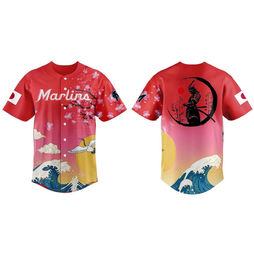 Marlins x Japanese Heritage 2025 Jersey Marlins x Japanese Heritage 2025 Jersey