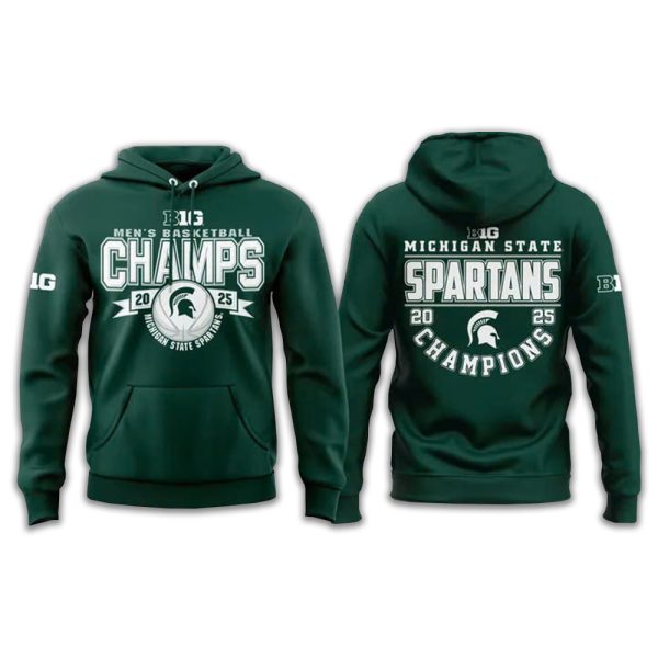 Michigan State Men's Basketball Champions Hoodie 2025