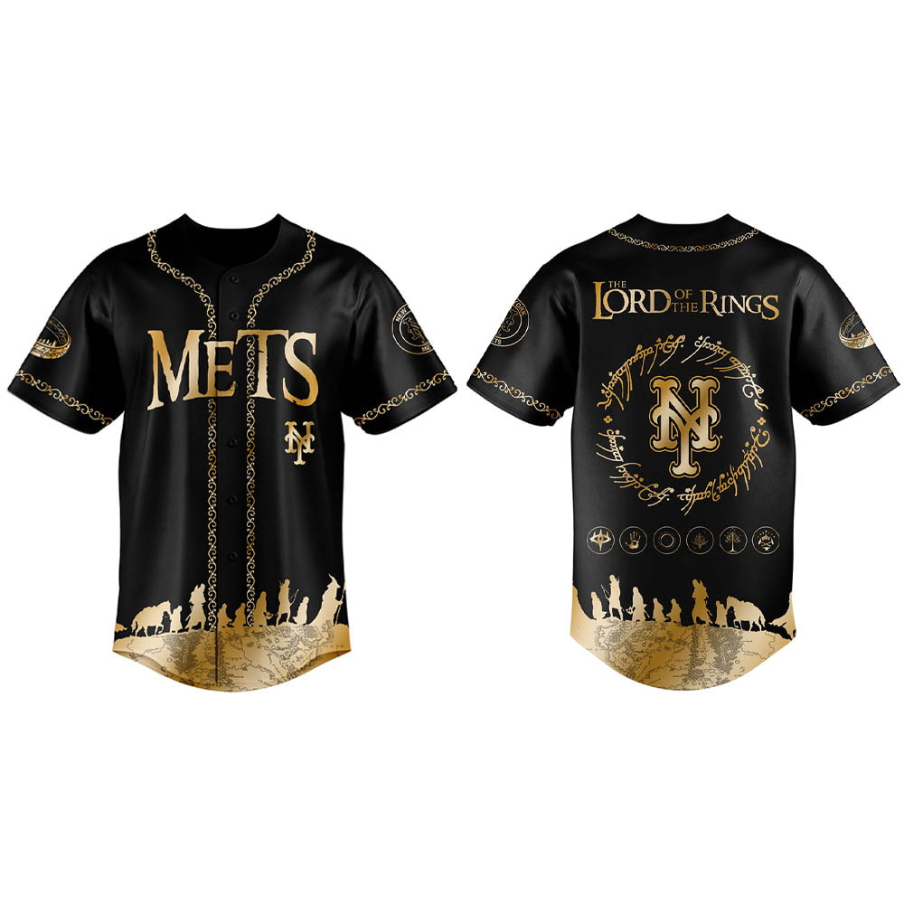 NY Mets x The Lord of the Rings Jersey 2025 NY Mets x The Lord of the Rings Jersey 2025