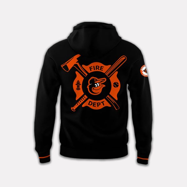 Orioles Firefighter Appreciation Hoodie 2025 3