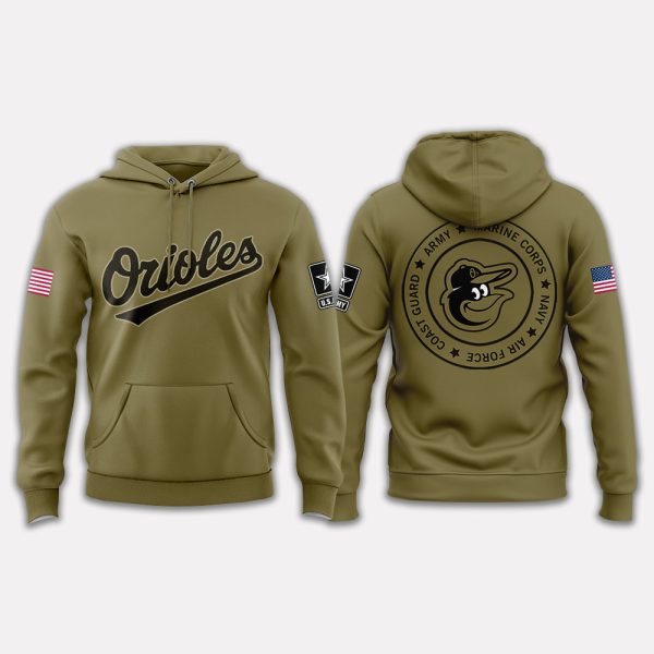 Orioles Military Appreciation Night 2025 Hoodie