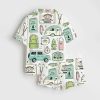 Outdoorsy Camping Supplies Satin Pajama Set 2