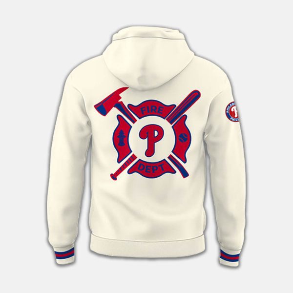 Phillies 2025 Firefighter Appreciation Night Hoodie 3