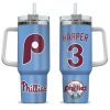 Phillies Baseball Harper 3 40oz Tumbler