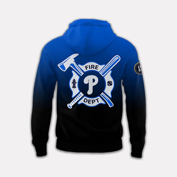 Phillies x Firefighter Appreciation Night 2025 Hoodie 3