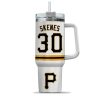 Pirates Baseball Skenes 30 40oz Tumbler 2