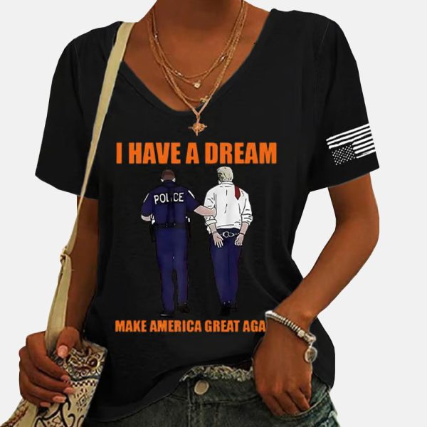 Police Catch Trump I Have A Dream Make America Great Again Shirt 2