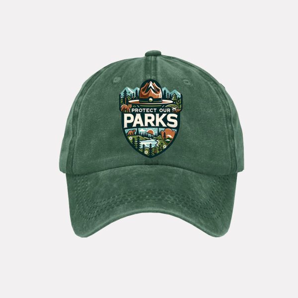 Protect Our National Parks Print Cap