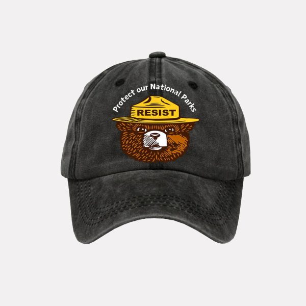 Protect Our National Parks Resist Print Baseball Cap