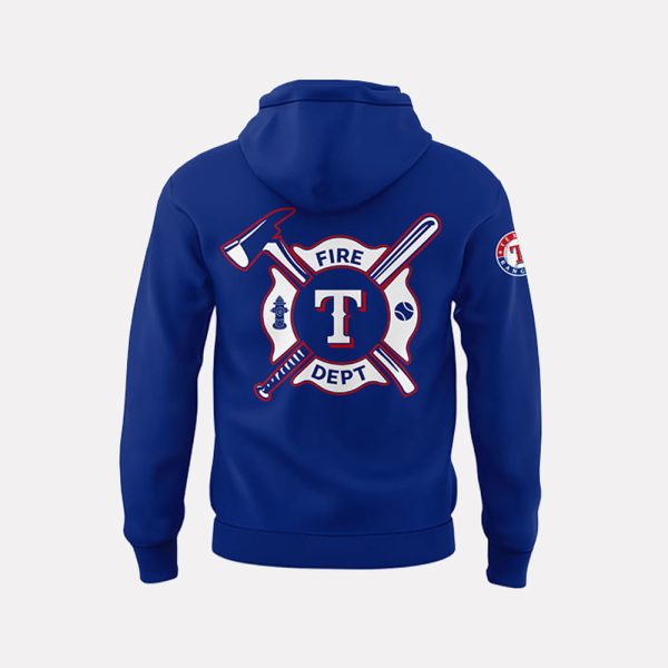 Rangers x Firefighter Appreciation Night Hoodie 2025 3
