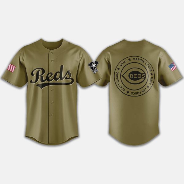 Reds Military Appreciation Night 2025 Jersey