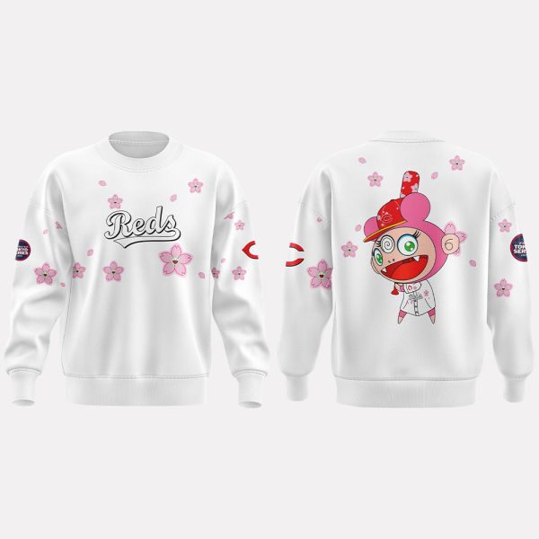 Reds Takashi Murakami Tokyo Series 2025 Hoodie 2
