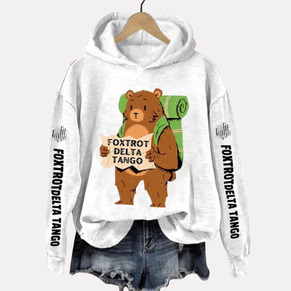 Resist Bear Foxtrot Delta Tango Hoodie 2