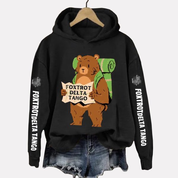 Resist Bear Foxtrot Delta Tango Hoodie 4