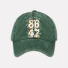 Retro Flowers 86 47 Print Baseball Cap 3