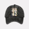 Retro Flowers 86 47 Print Baseball Cap 4