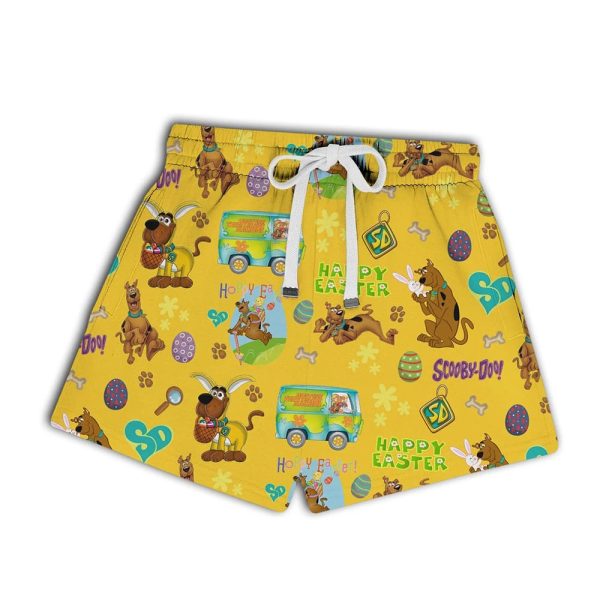 Scooby Doo Happy Easter Shirt And Short Pajama Set 3