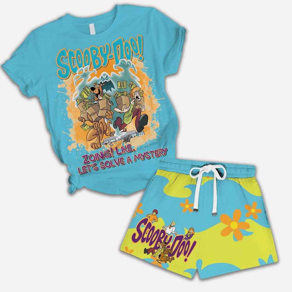 Scooby-Doo Zoinks Like Let's Solve A Mystery Shirt And Short Pajama Set Scooby-Doo Zoinks Like Let's Solve A Mystery Shirt And Short Pajama Set