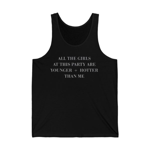 Selena Gomez Wearing All The Girls At This Party Are Younger Hotter Than Me Shirt 2