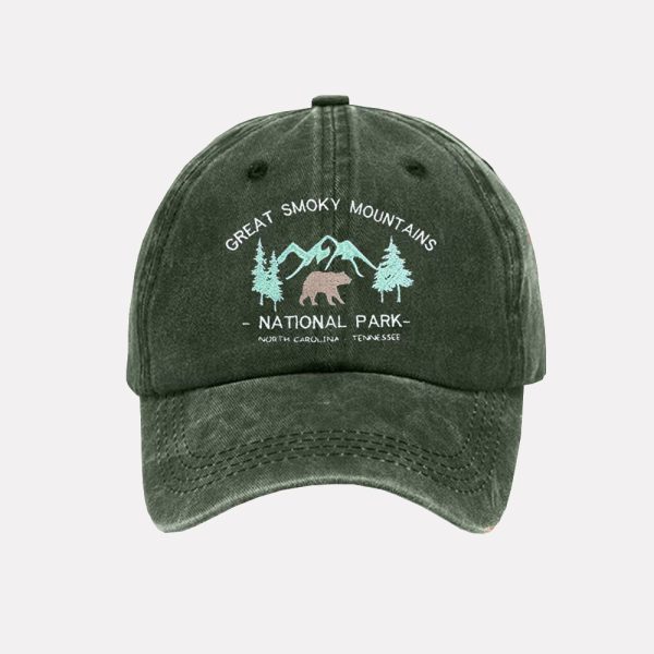 Smoky Mountains National Park Print Hat