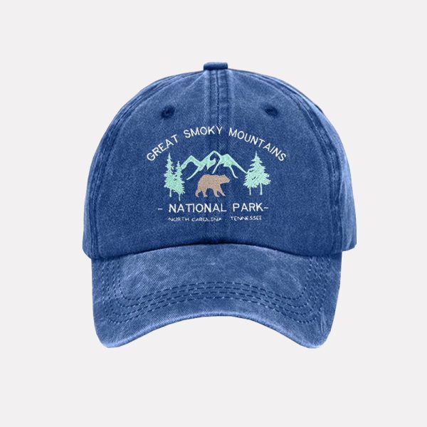 Smoky Mountains National Park Print Hat 2